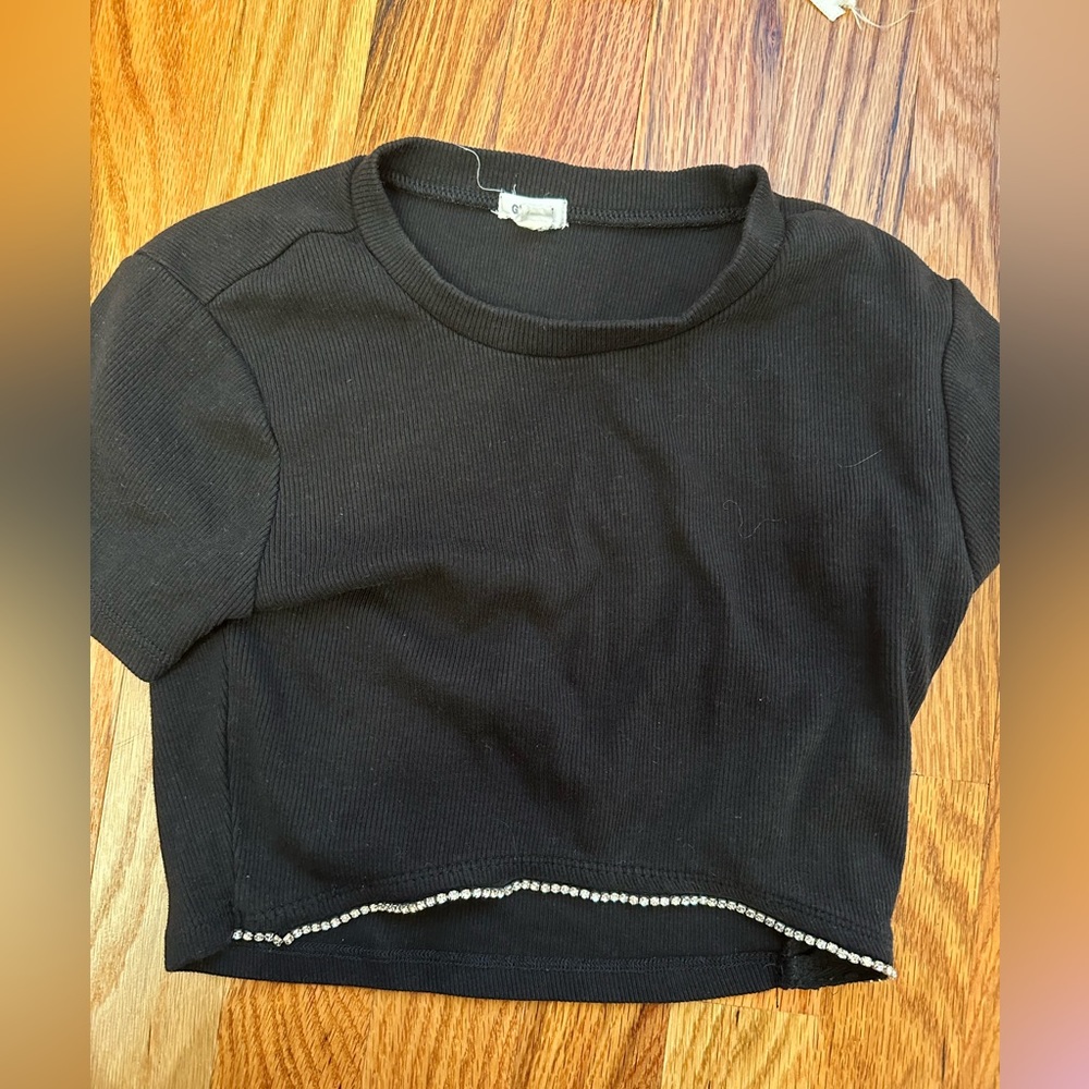 Garage sparkle top black